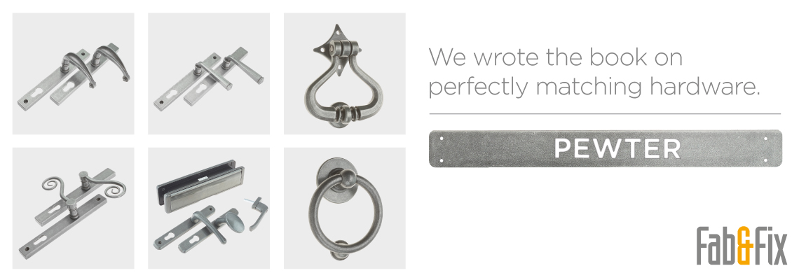 Fab&Fix Hardex Pewter Door Handle 