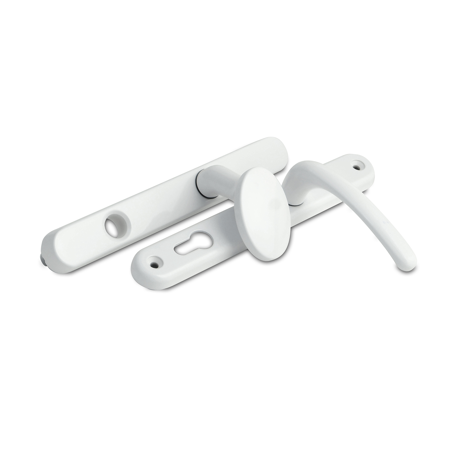 Berwick High Security Sprung Offset Lever Pad Door Handle