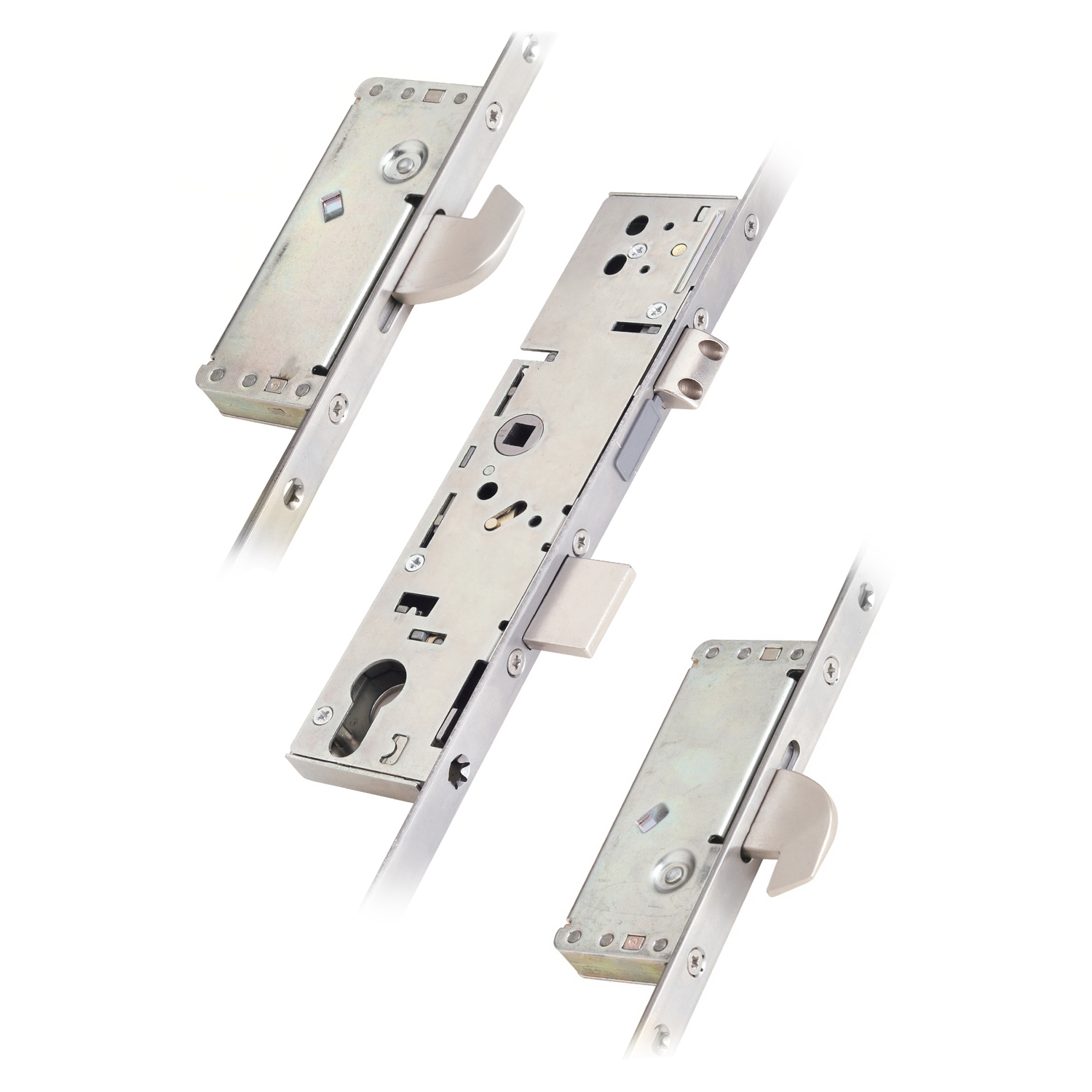 2 Hook Euro Cylinder Multi Point Door Lock - Security Hook