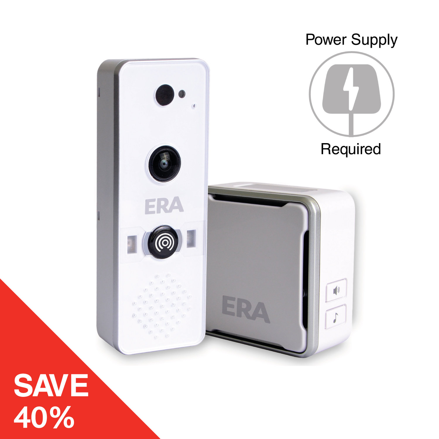 ERA DoorCam Wireless Video Doorbell with Plug-In Chime